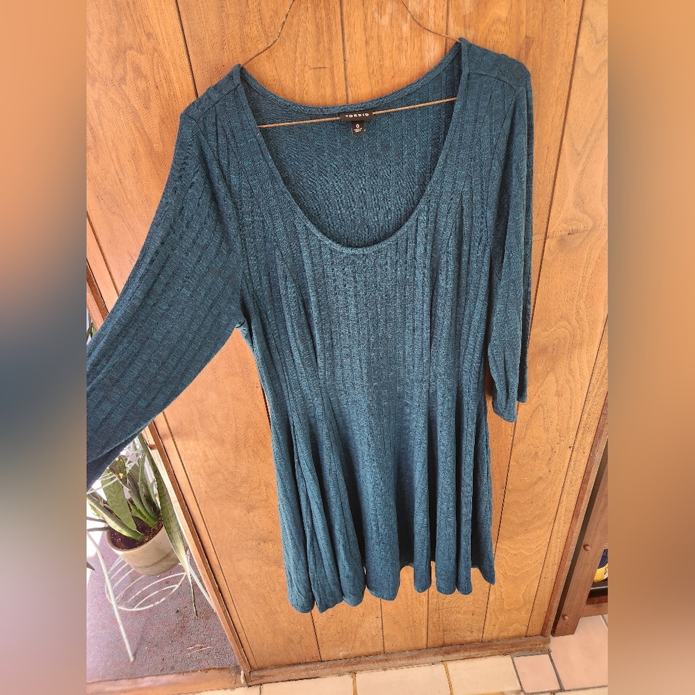 Torrid Knit Sweater Midi Dress, size 14